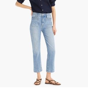 J. Crew Point Sur Kickout Crop Jean - Sz 28